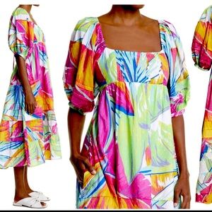 Farm Rio Breezy Cotton Dress Xl